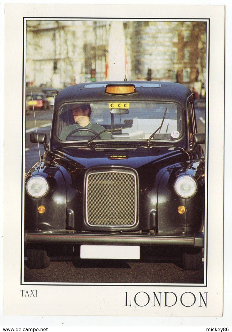 U.K --Londres -- Voiture--- Taxi Londonnien - Taxi & Carrozzelle
