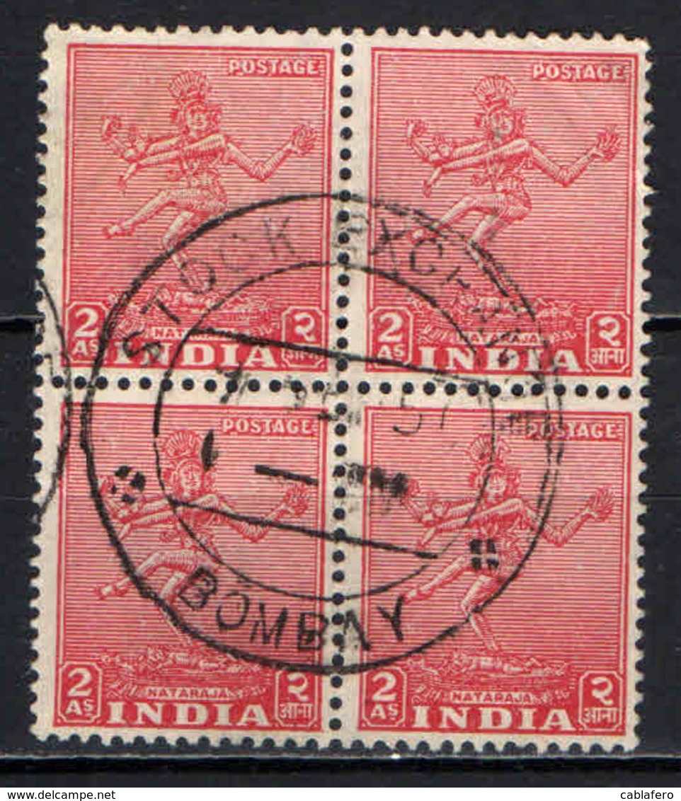 INDIA - 1949 - Nataraja - USATI - Used Stamps