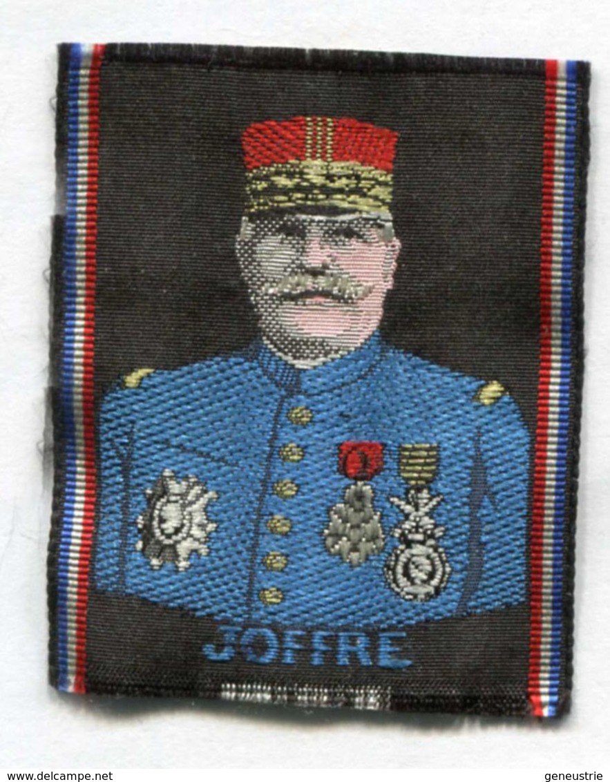 WW1 Très Bel écusson Brodé - Souvenir De Poilu 1914/1918 "Maréchal Joffre" WWI - 1914-18