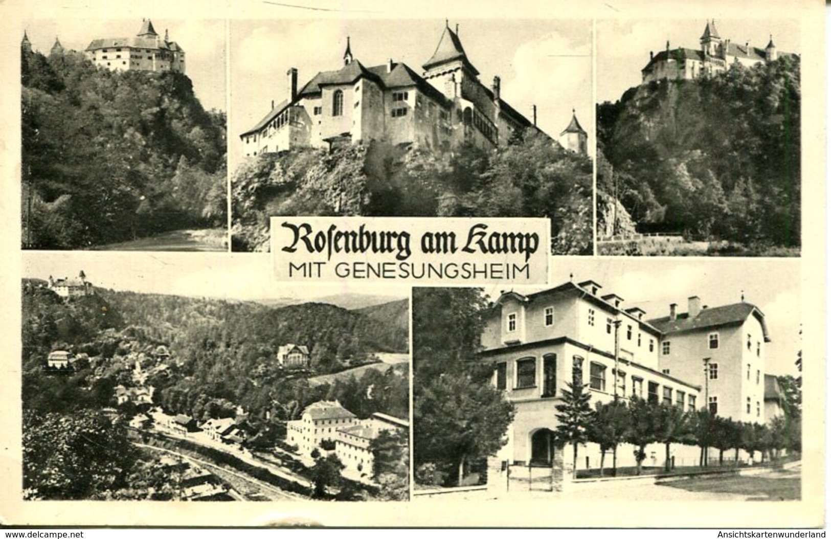 Rosenburg Am Kamp Mit Genesungsheim  Mehrbildkarte  1958  (007762) - Rosenburg