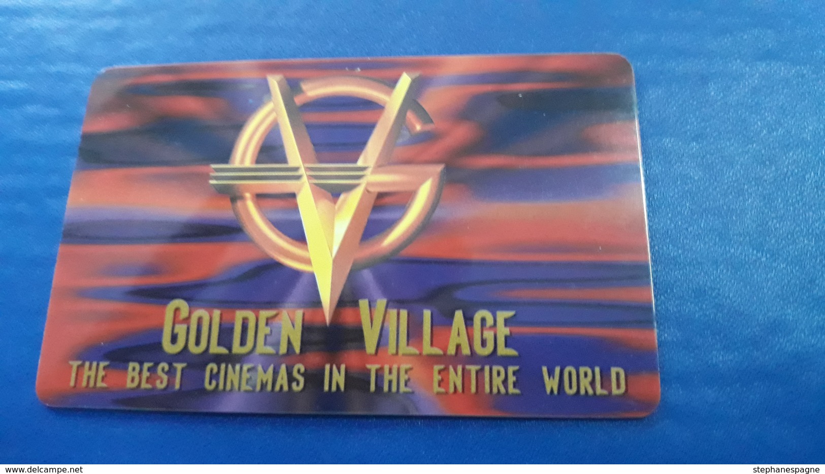 Golden Village Movie Smart Card Chip Card - Singapore