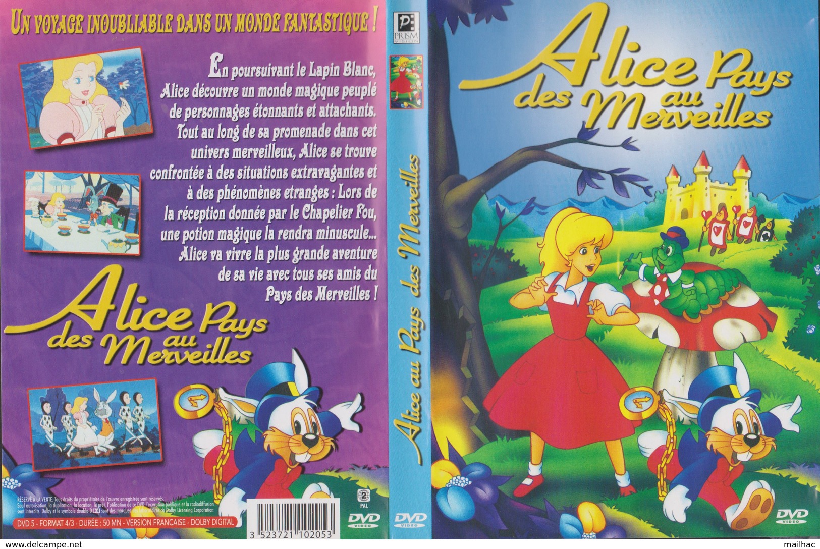 DVD - ALICE Au Pays Des Merveilles - Animatie