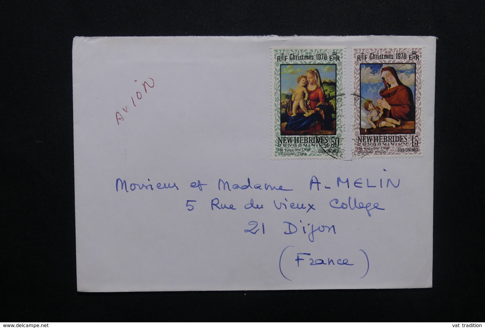 NOUVELLES HÉBRIDES - Enveloppe De Port Vila Pour La France En 1971, Affranchissement Plaisant - L 48929 - Briefe U. Dokumente