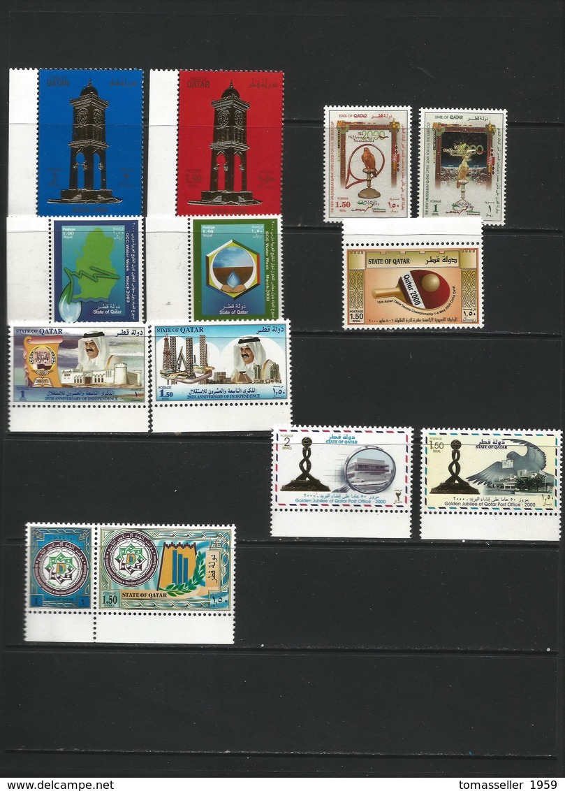 QATAR 12 Years ( 1995-2006 y.y.)  annual sets.85 issues (167st.+24 m/s)