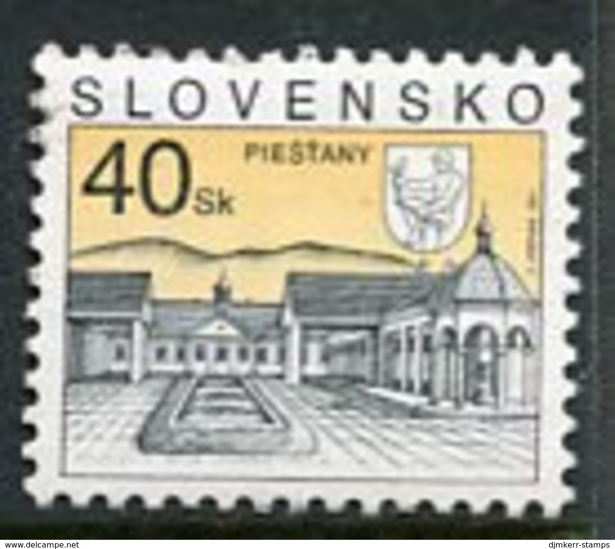 SLOVAKIA 2001 Definitive: Towns 40 Sk MNH / **.  Michel 395 - Nuovi