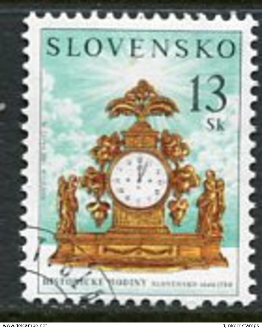 SLOVAKIA 2001 Antique Clock Used  Michel 385 - Gebraucht