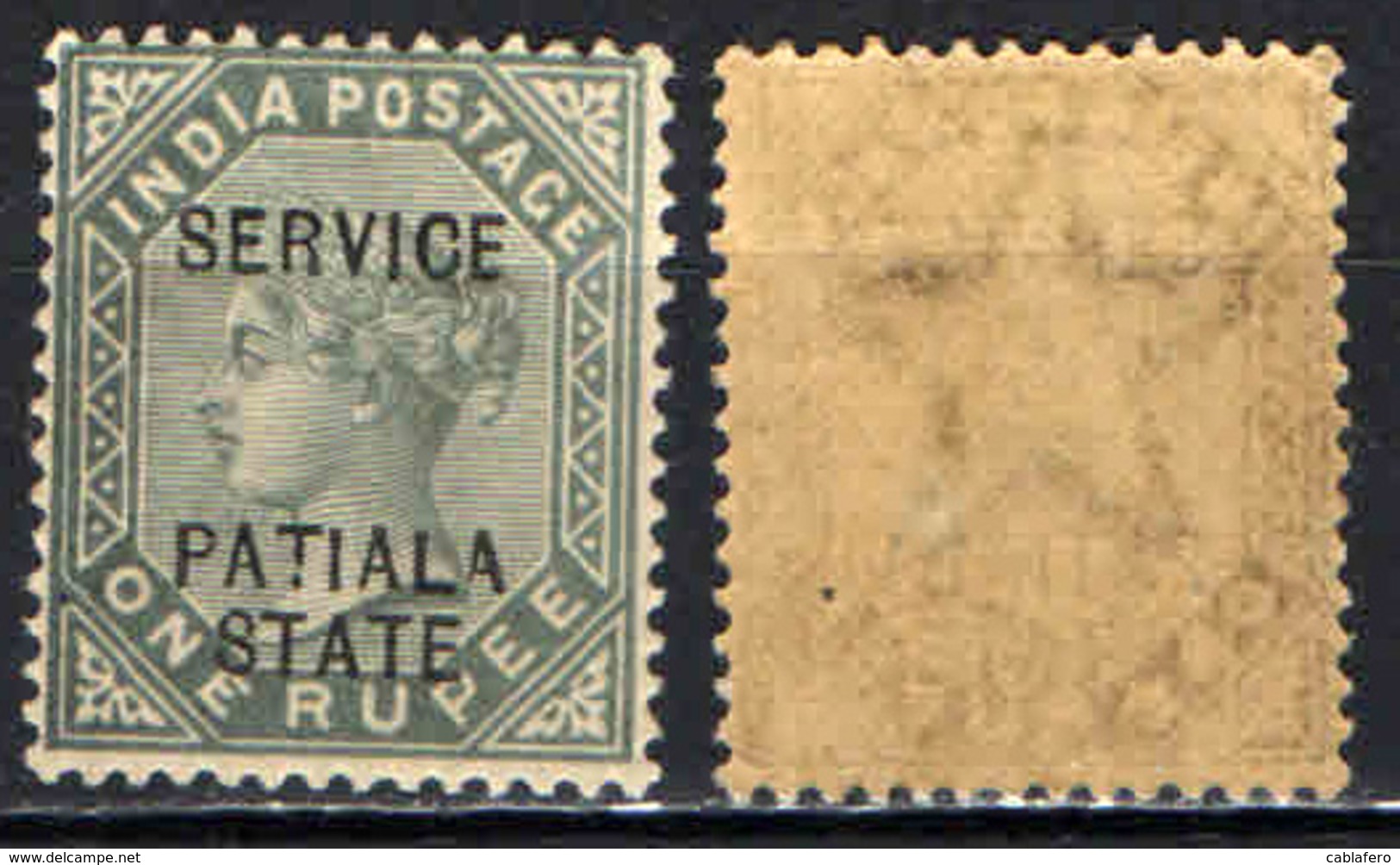 PATIALA - 1891 - EFFIGIE DELLA REGINA VITTORIA CON SOVRASTAMPA - OVERPRINTED - MNH - Patiala