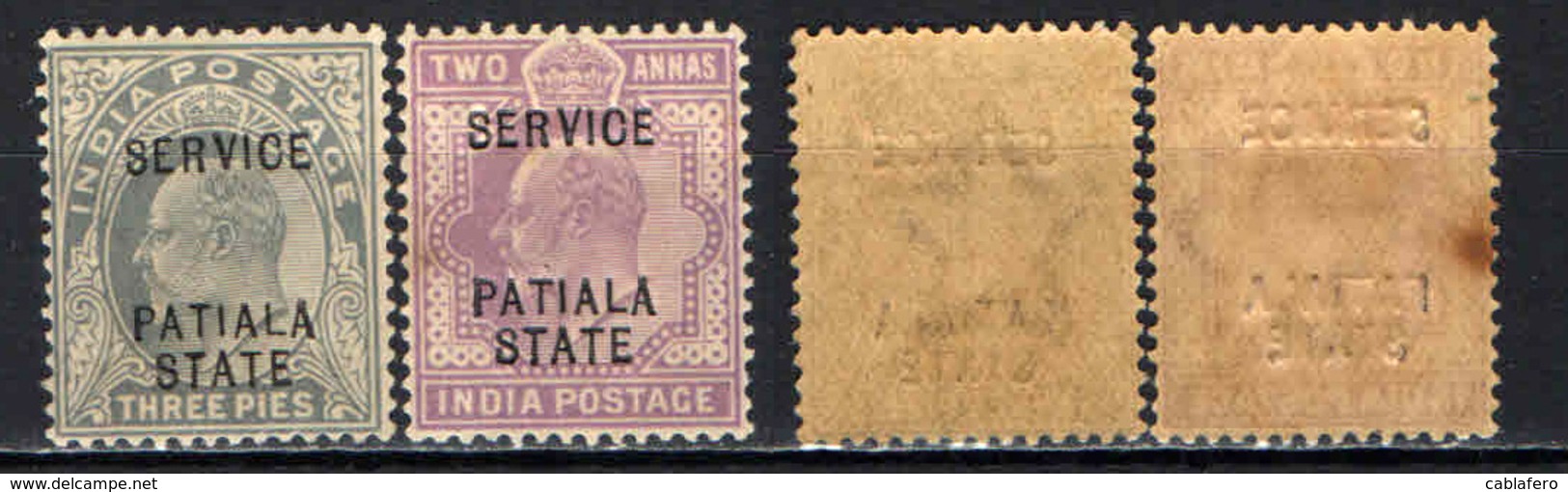 PATIALA - 1903 - EFFIGIE DEL RE EDOARDO VII CON SOVRASTAMPA - OVERPRINTED - MNH - Patiala