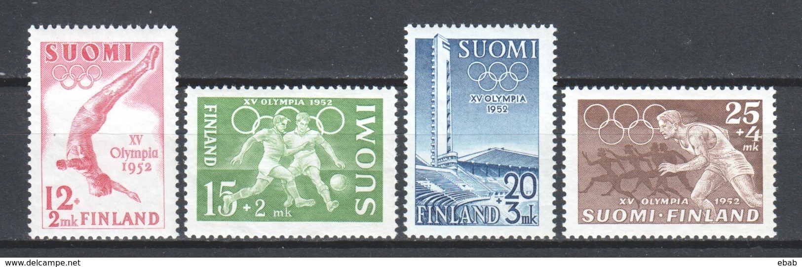 Finland Suomi 1951 Mi 399-402 MNH SUMMER OLYMPICS - Ungebraucht