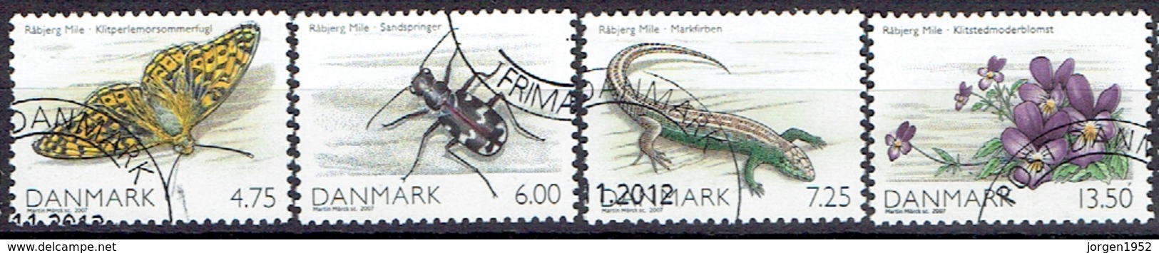 DENMARK # FROM 2007 STAMPWORLD 1474-77 - Usati