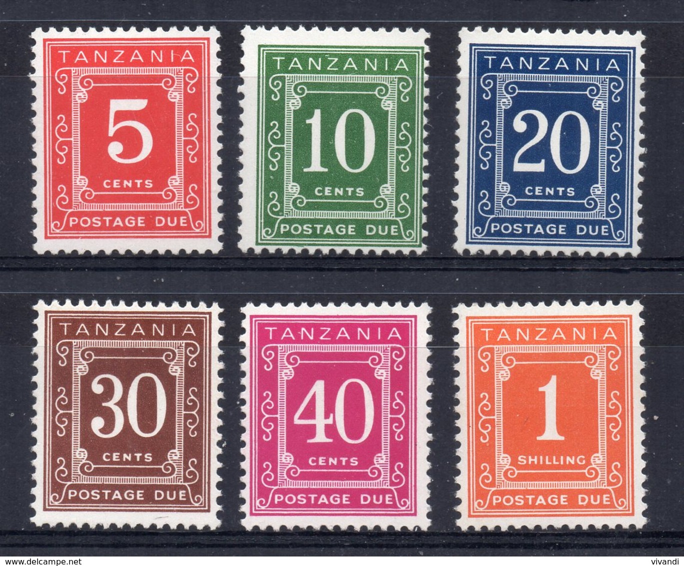 Tanzania - 1967 - Postage Dues (Perf 14 X 13½) - MNH - Tanzanie (1964-...)