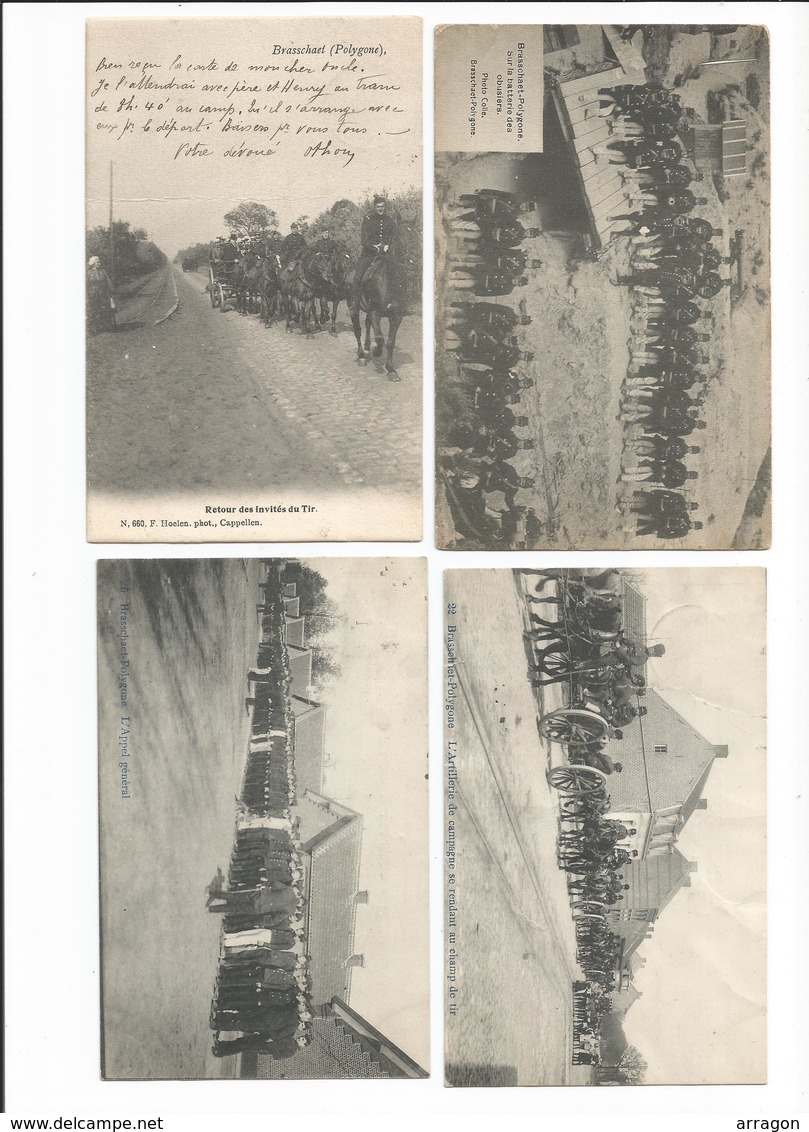 Brasschaet Brasschaat Polygone Artillerie Appel La Batterie Des Obusiers Retour Du Tir - Barracks