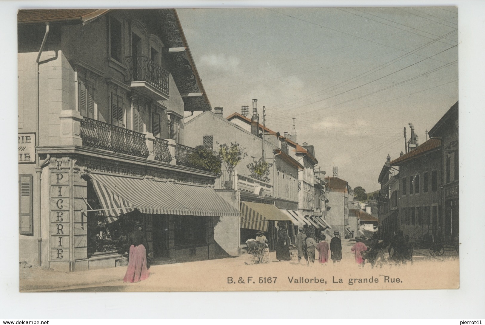 SUISSE - VAUD - VALLORBE - La Grande Rue - Vallorbe