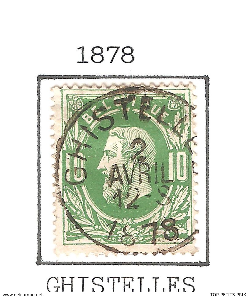 REF66/ TP 30 C.Ghistelles 2/4/1878 - 1869-1883 Leopold II