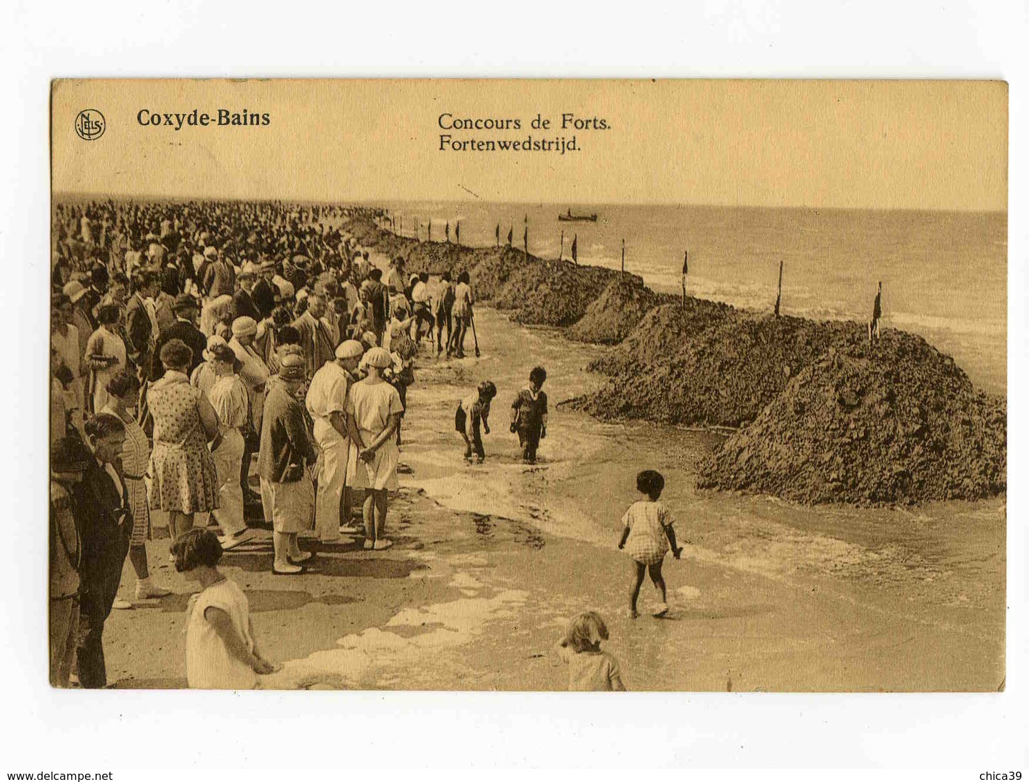 C 451  -  Coxyde-Bains  -  Concours De Forts  -  Fortenwedstrijd - Autres & Non Classés