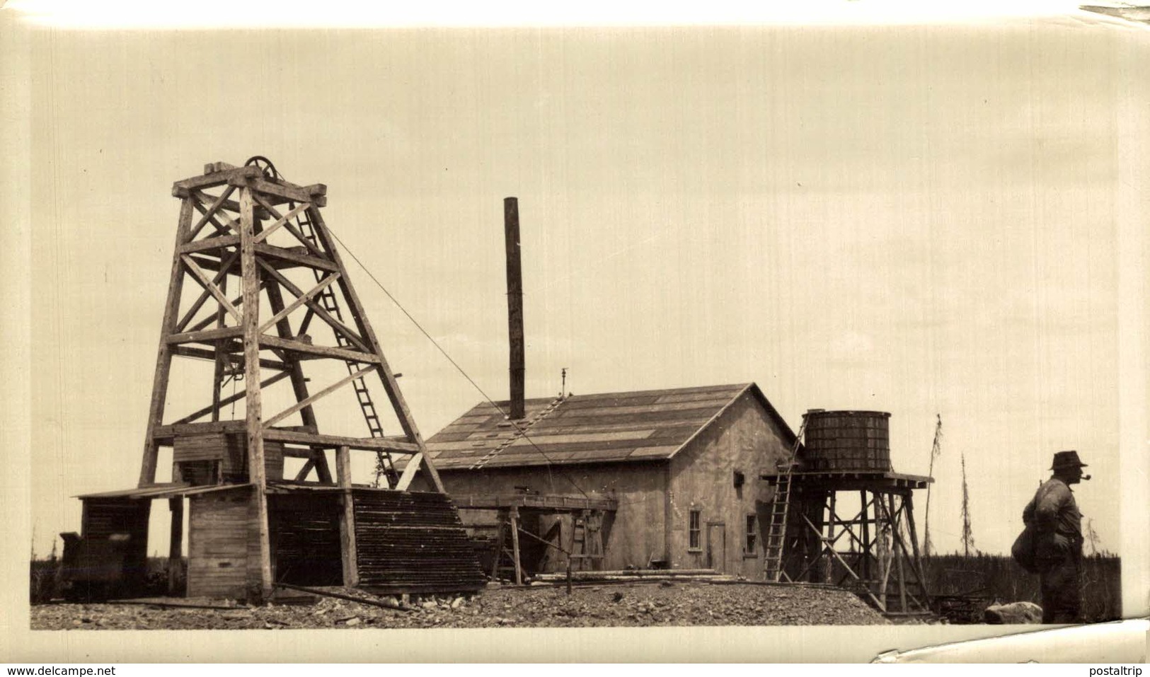 LOT OF 30 FOTOS 1924 CANADA MINING ROUYN ALDERMAC  QUEBEC MINES MINA  15*9CM Fonds Victor FORBIN 1864-1947