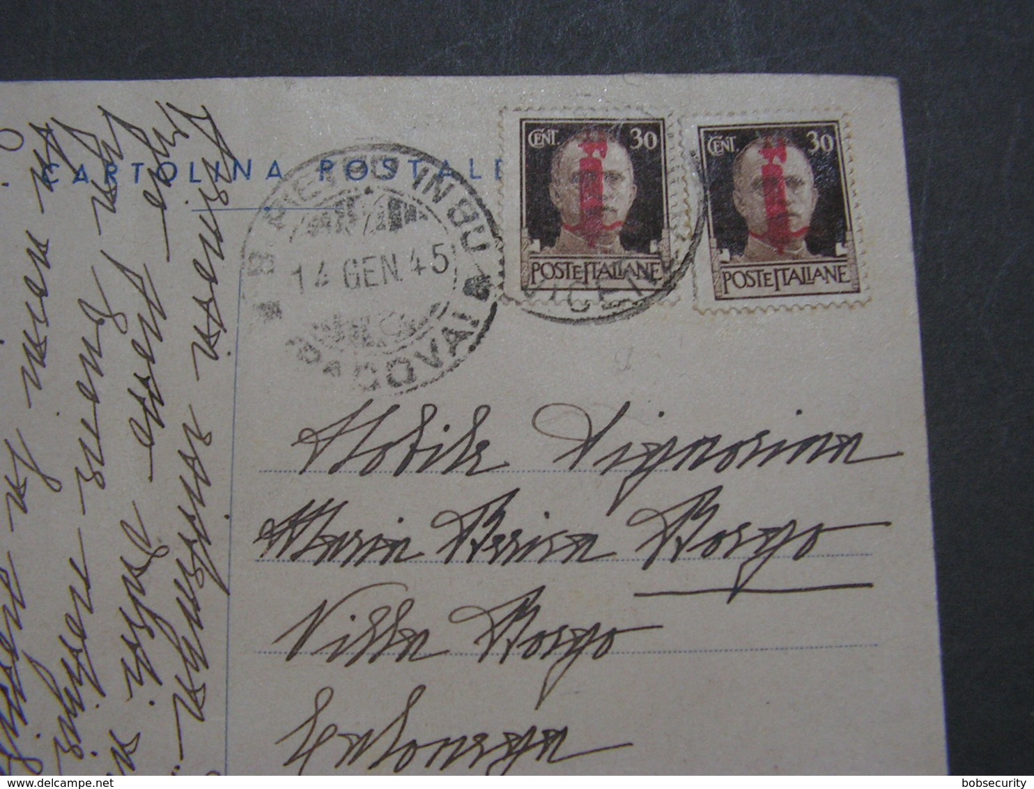 Italien Karte 1944 - Stamped Stationery