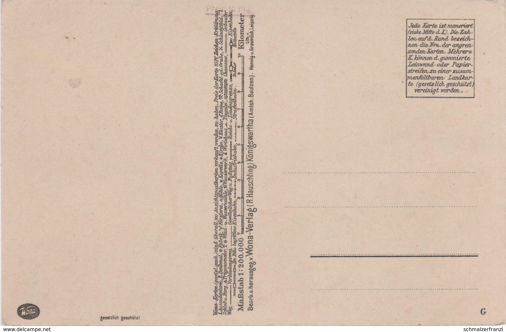 Litho AK Wona Hauschting 878 Schöna Rosenthal Peterswald Bodenbach Raitza Maxdorf Merzdorf Arnsdorf Zuckmantel Neudorf - Sudeten