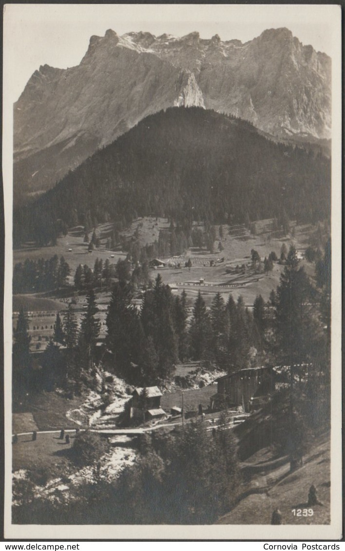 Zugspitz-Massiv, Ehrwald In Tirol, C.1930 - PPV Untergrainau Foto-AK - Ehrwald