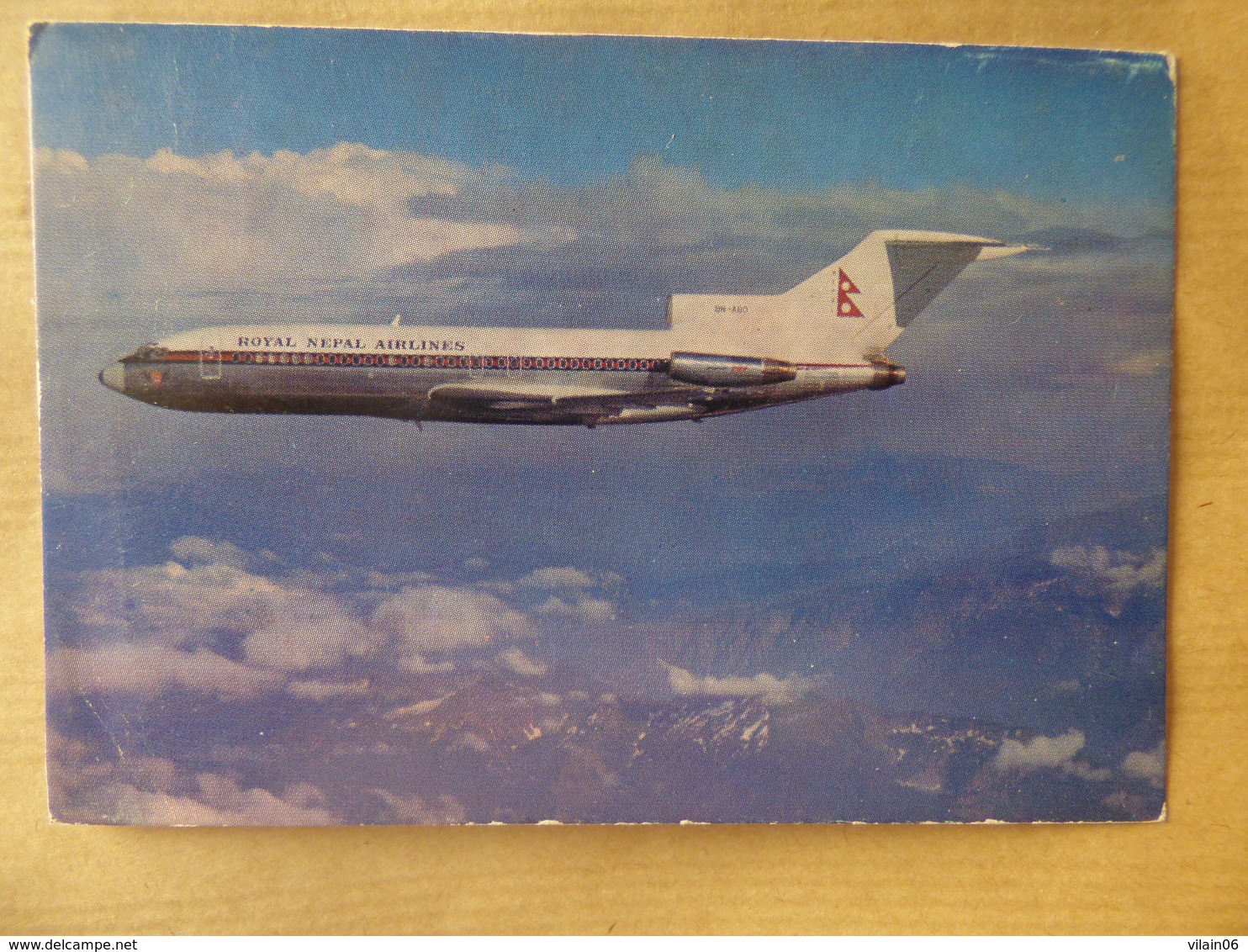 AIRLINE ISSUE / CARTE COMPAGNIE   ROYAL NEPAL  B 727 - 1946-....: Era Moderna