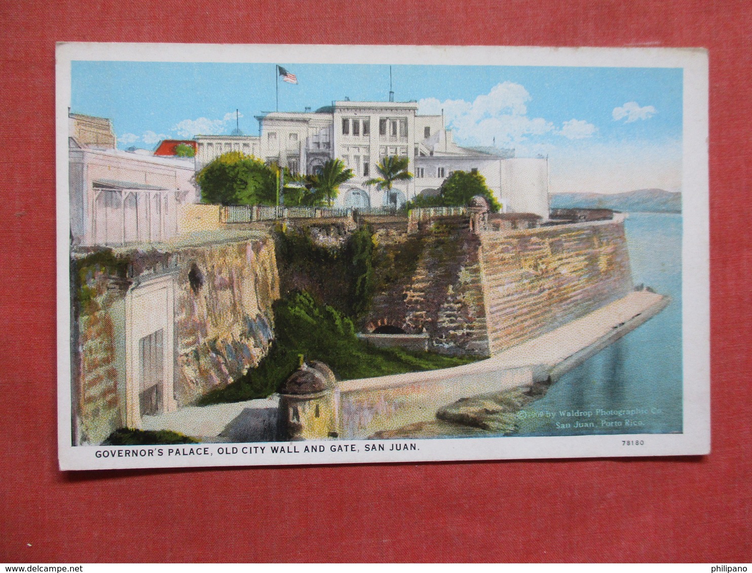 Governor's Palace Old City Wall & Gate  San Juan Puerto Rico Ref 3759 - Puerto Rico