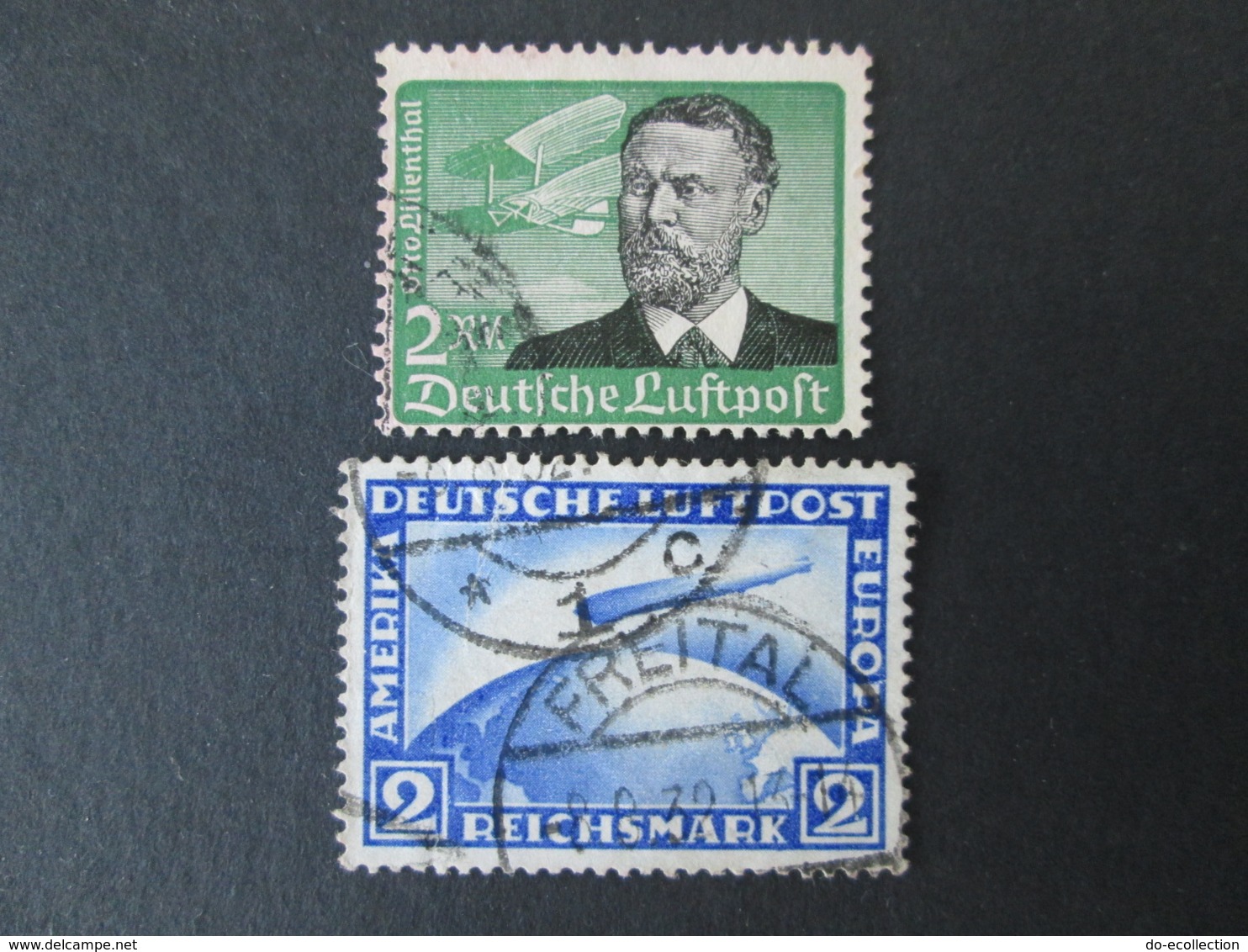 ALLEMAGNE Lot De 2 Timbres POSTE AERIENNE 1928 - 1934 GERMANY Air Post Stamps - Luft- Und Zeppelinpost