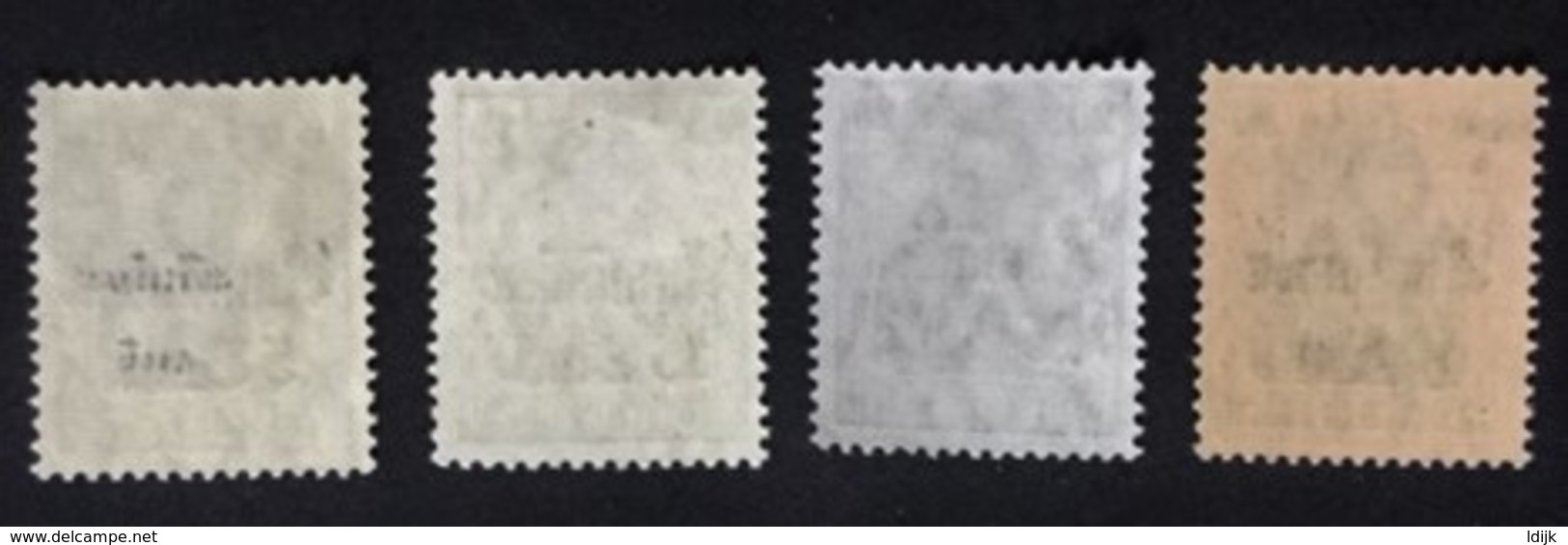 1918 Rumänien : Germania Mit Aufdruck  Mi. **) 8a, 10, 11b, 12 - Occupation 1914-18