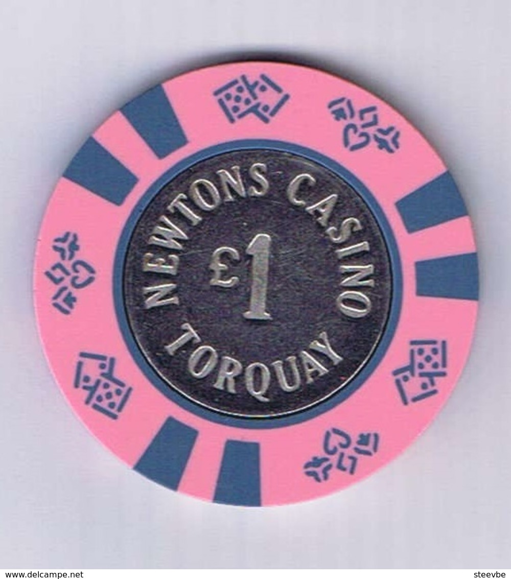 Casino Chip Fiche 1£ Newtons Casino Torquay - Casino