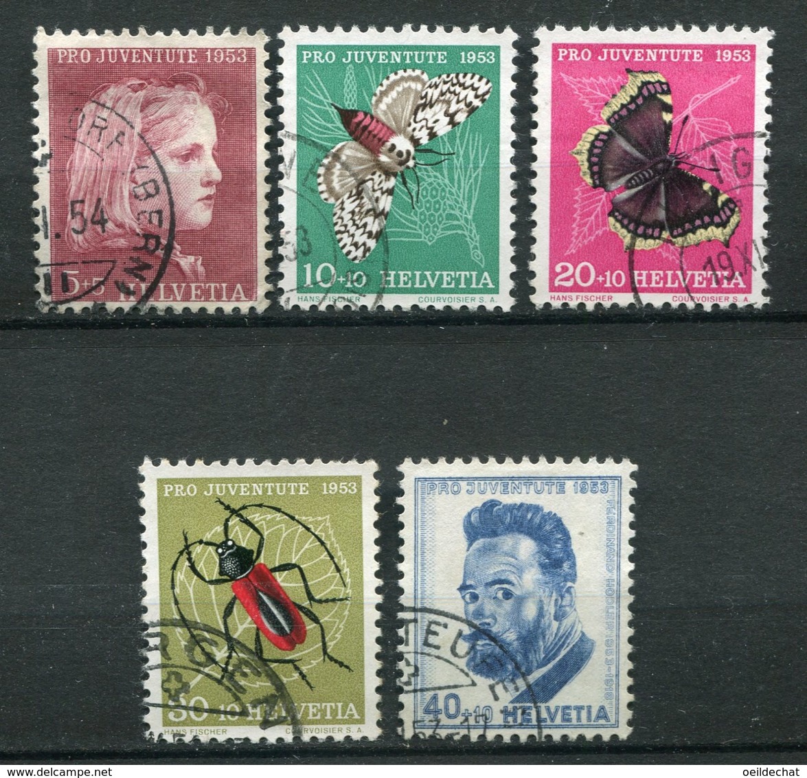 15956 SUISSE N°539/43° Pro Juventute   1953   TB - Used Stamps