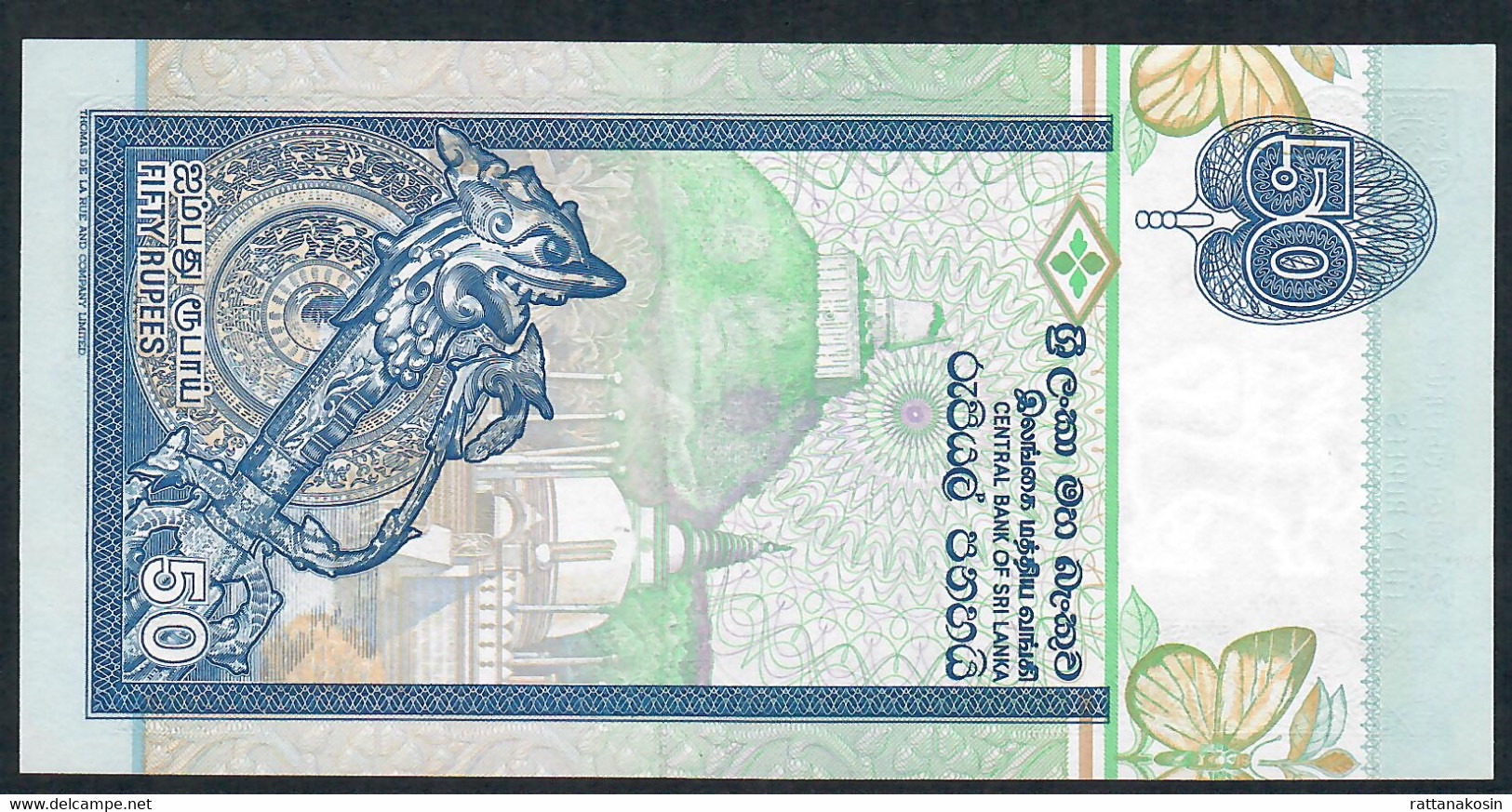 SRI LANKA   P104b 50 RUPEES 1992  #K/42    XF-AU - Sri Lanka