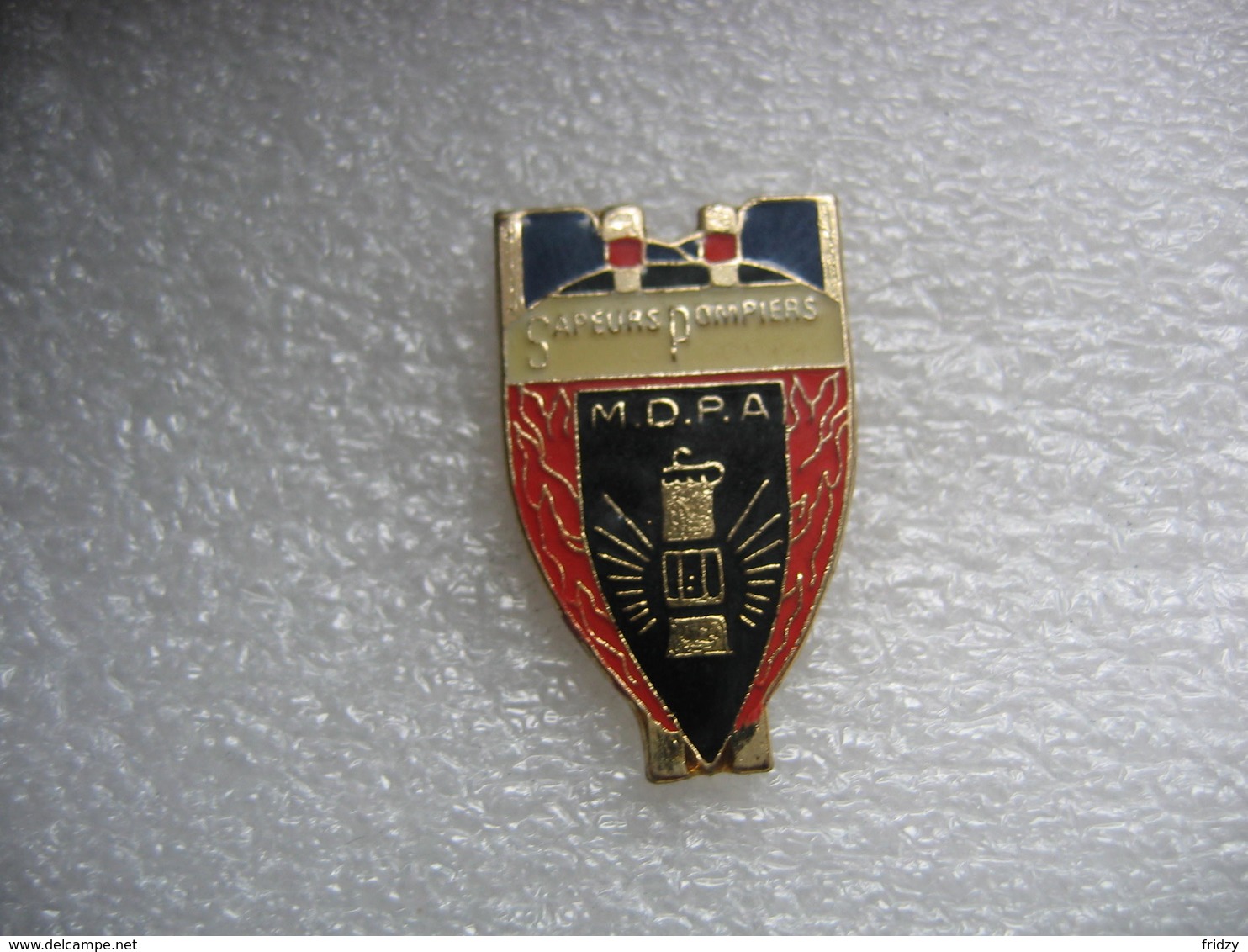 Pin's Grand Modele Des Sapeurs Pompiers Des (MDPA), Mines De Potasse D'Alsace) - Firemen