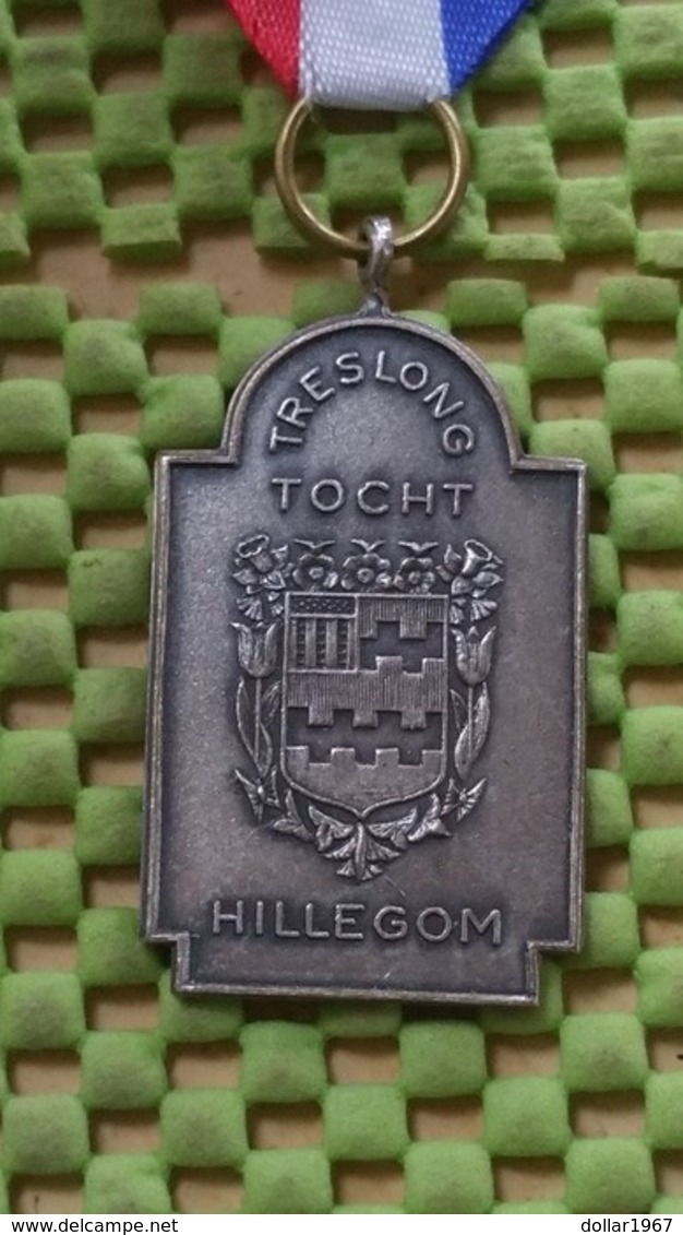 Medaille :Netherlands  -  Treslong Tocht Hillegom   / Vintage Medal - Walking Association - Altri & Non Classificati
