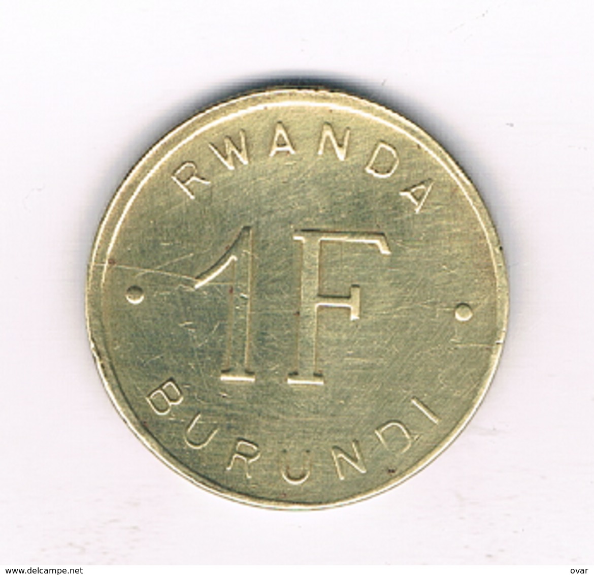 1 FRANC 1961 RWANDA & BURUNDI /9147/ - Rwanda