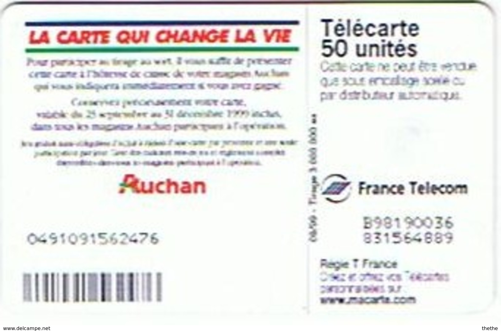 AUCHAN...LA CARTE QUI CHANGE LA VIE. - Jeux