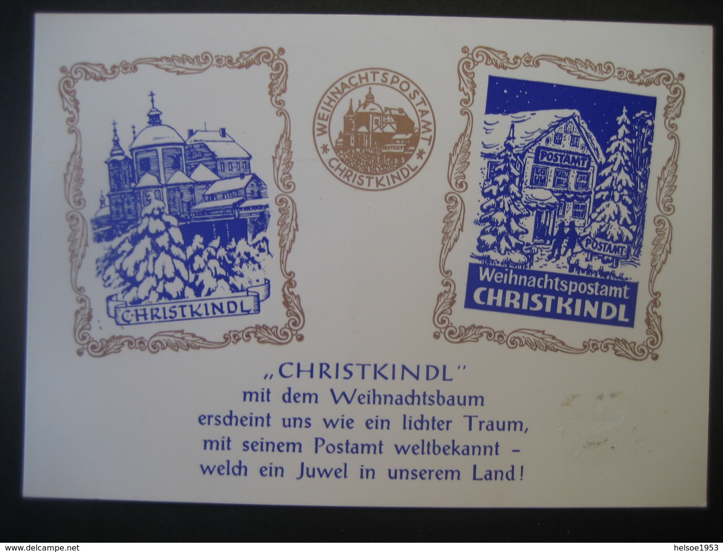 Österreich- Christkindl 30.11.1976, FDC Karte Mit Sonderstempel - Autres & Non Classés