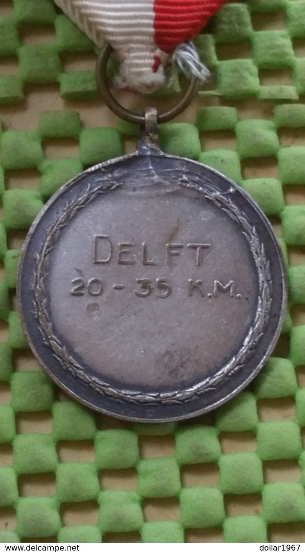 Medaille :Netherlands  -  "Rotterdammer Marsch Excelsior" Delft 20-35 Km   / Vintage Medal - Walking Association - Altri & Non Classificati