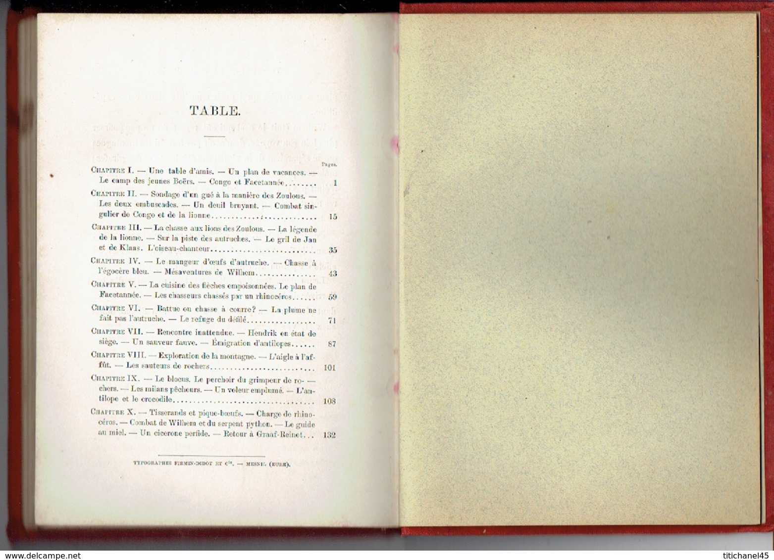 1890 COLLECTION HETZEL - MAYNE REID - LES EXPLOITS DES JEUNES BOERS - ILLUSTRATIONS DE RIOU -PETITE BIBLIOTHEQUE BLANCHE - 1801-1900