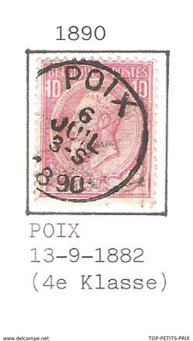 REF68/ TP 46 C.Poix 6/Juil/3-S/1890 - 1884-1891 Léopold II