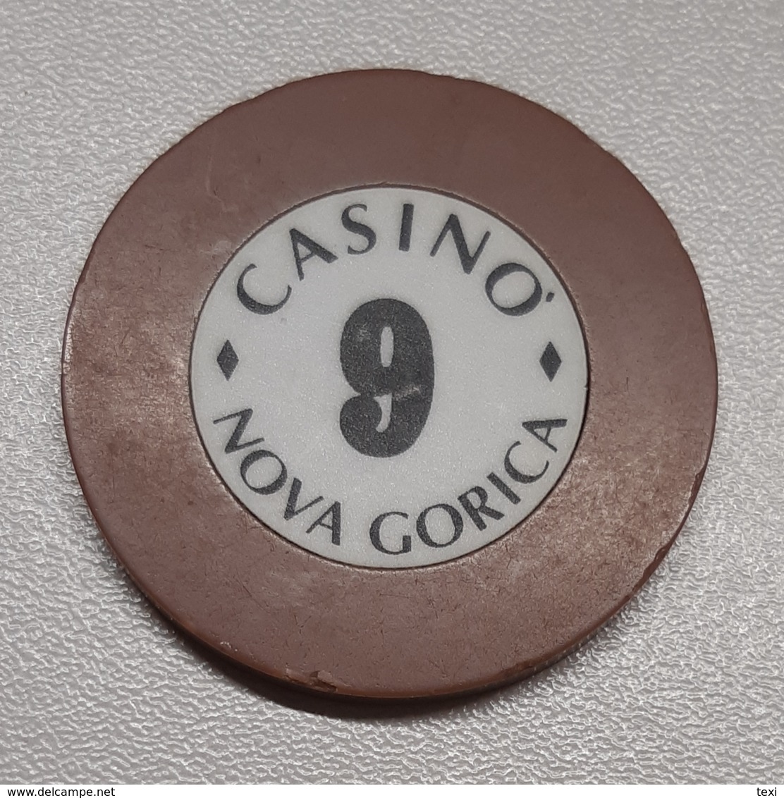 TOKEN JETON SLOVENIA  CASINO Nova Gorica 9 - Casino