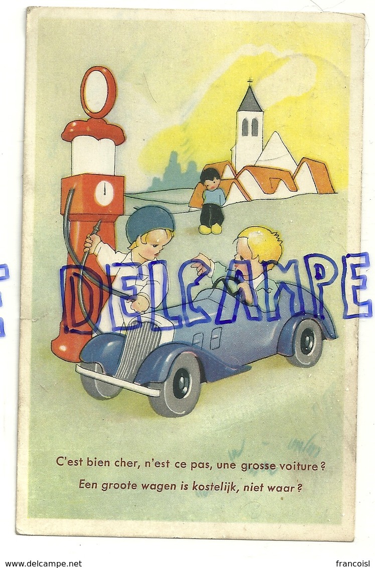 Voiture Et Petit Pompiste. 1945 - 1900-1949