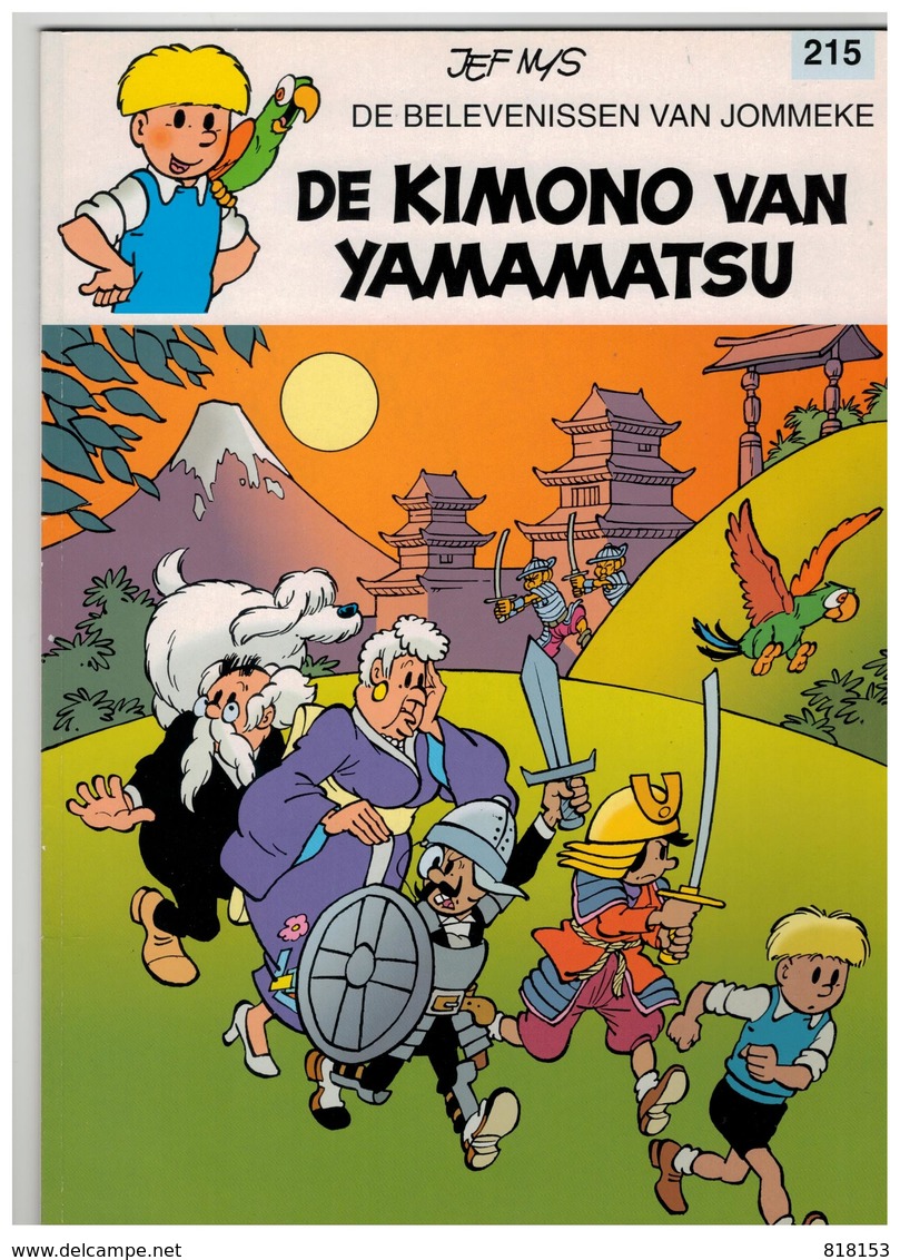 DE BELEVENISSEN VAN JOMMEKE JEF NYS  DE KIMONO VAN YAMAMATSU  215 - Jommeke