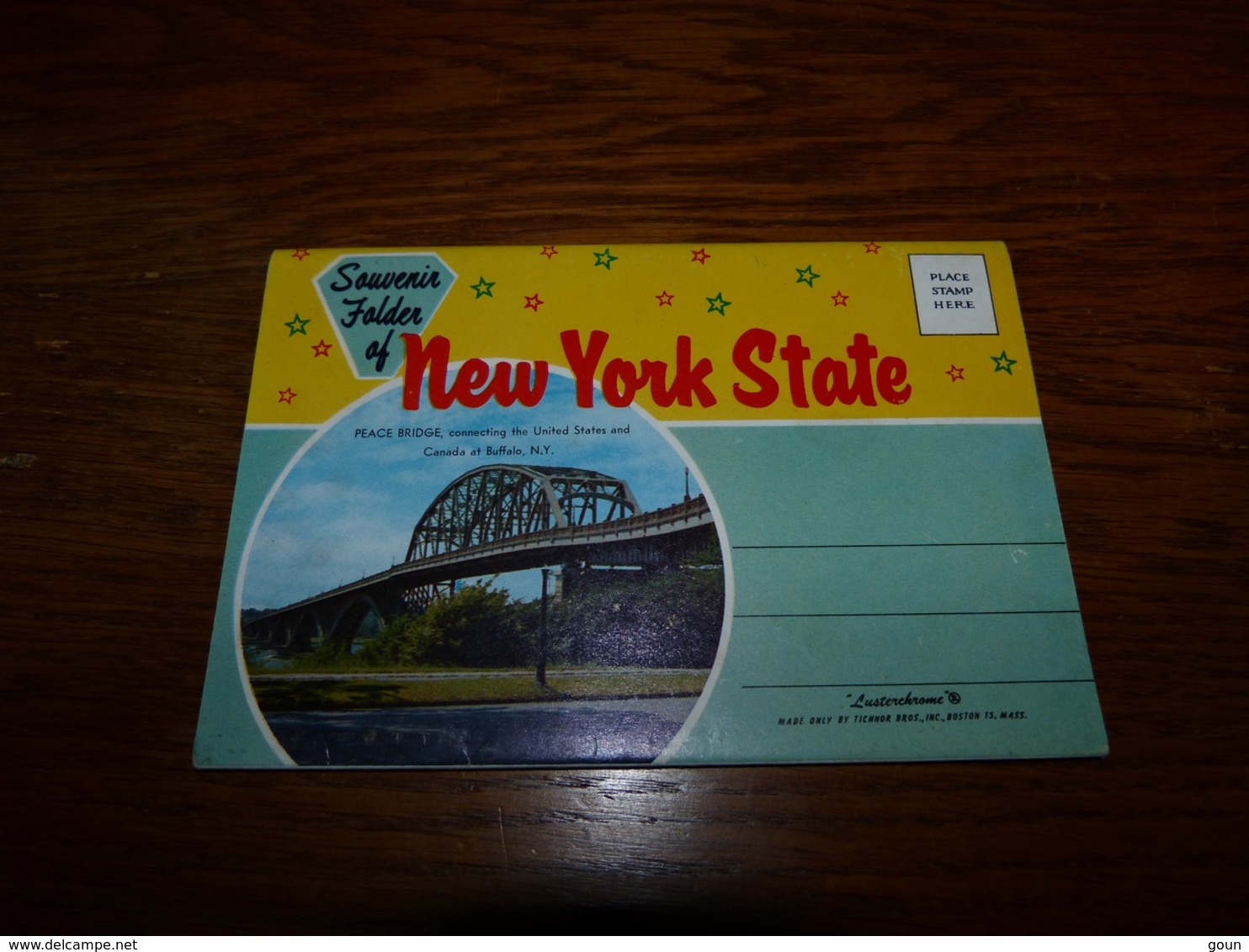 BC4-3-25-2 Souvenir Folder (12 Vues) New York State - Autres & Non Classés