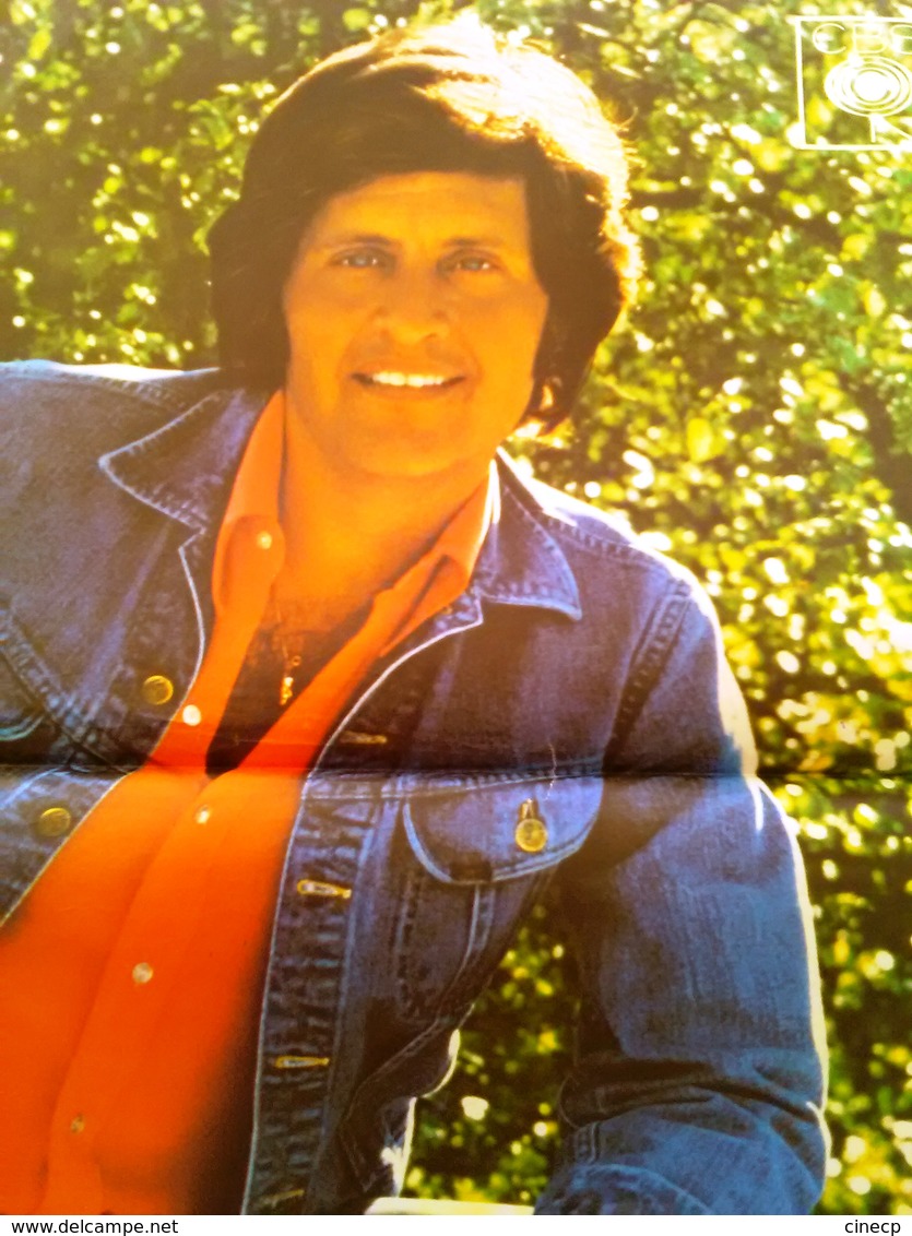 AFFICHE ORIGINALE CHANTEUR JOE DASSIN - CBS - THE MUSIC COMPANY - Manifesti & Poster