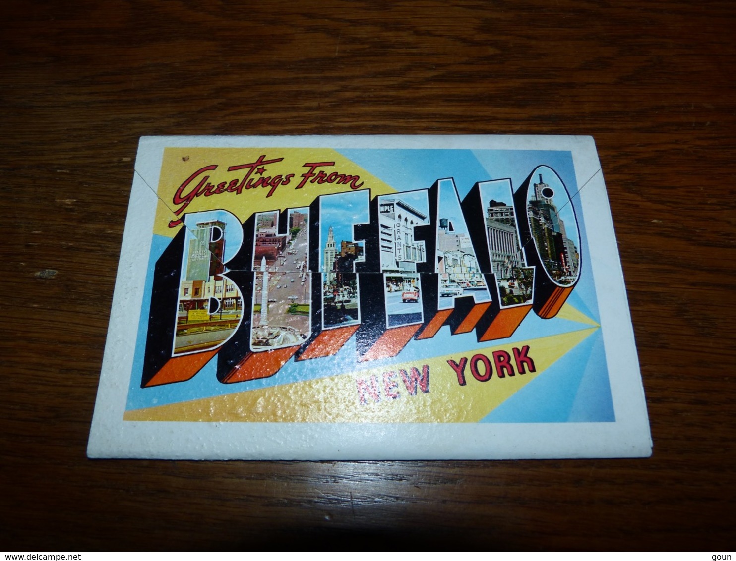 BC4-3-25-2 Souvenir Folder (12 Vues) Greetings From Buffalo New York - Autres & Non Classés