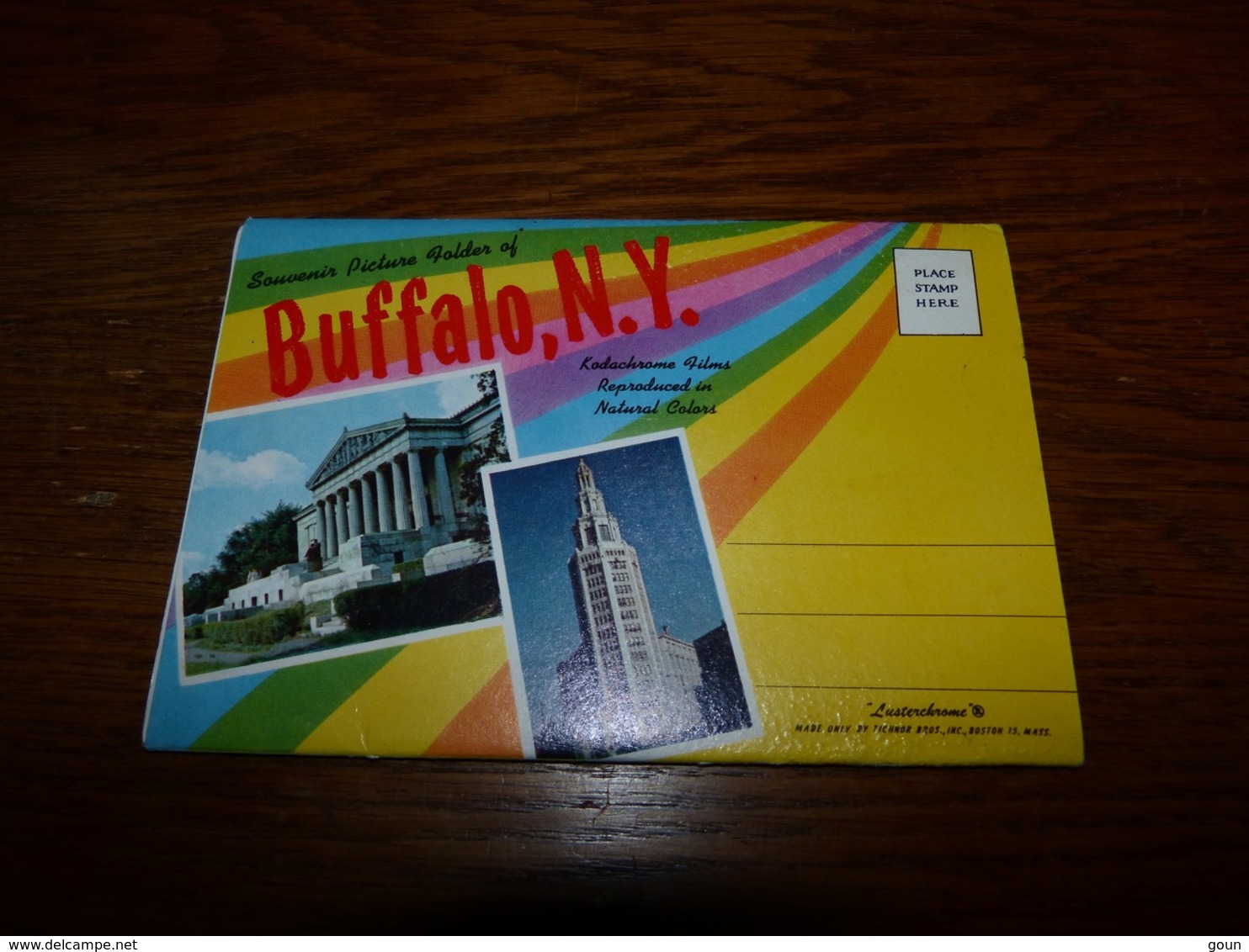 BC4-3-25-2 Souvenir Folder (12 Vues) Greetings From Buffalo New York - Autres & Non Classés