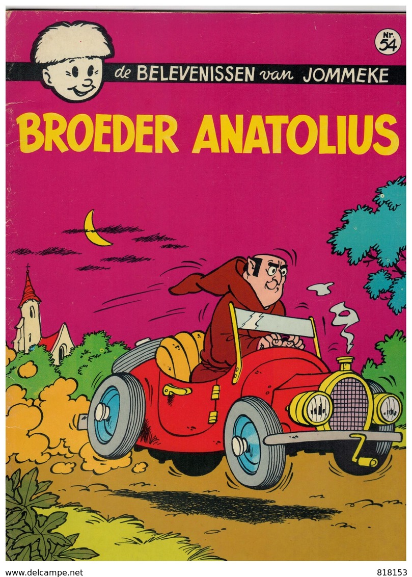 De BELEVENISSEN Van  JOMMEKE   BROEDER ANATOLIUS  Nr.54 JEF NYS - Jommeke