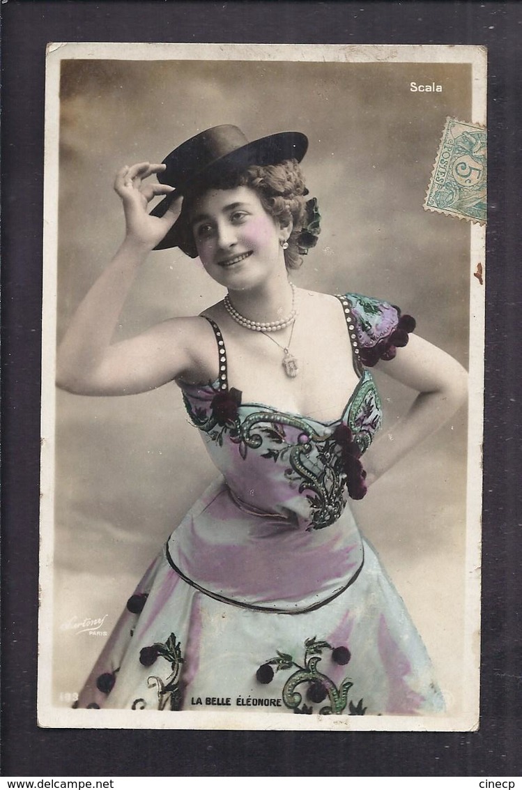 CPA ARTISTE FEMME - LA BELLE ELEONORE à La Scala - PhotographIe - Danseuse Chanteuse Espagne Carmen - Entertainers