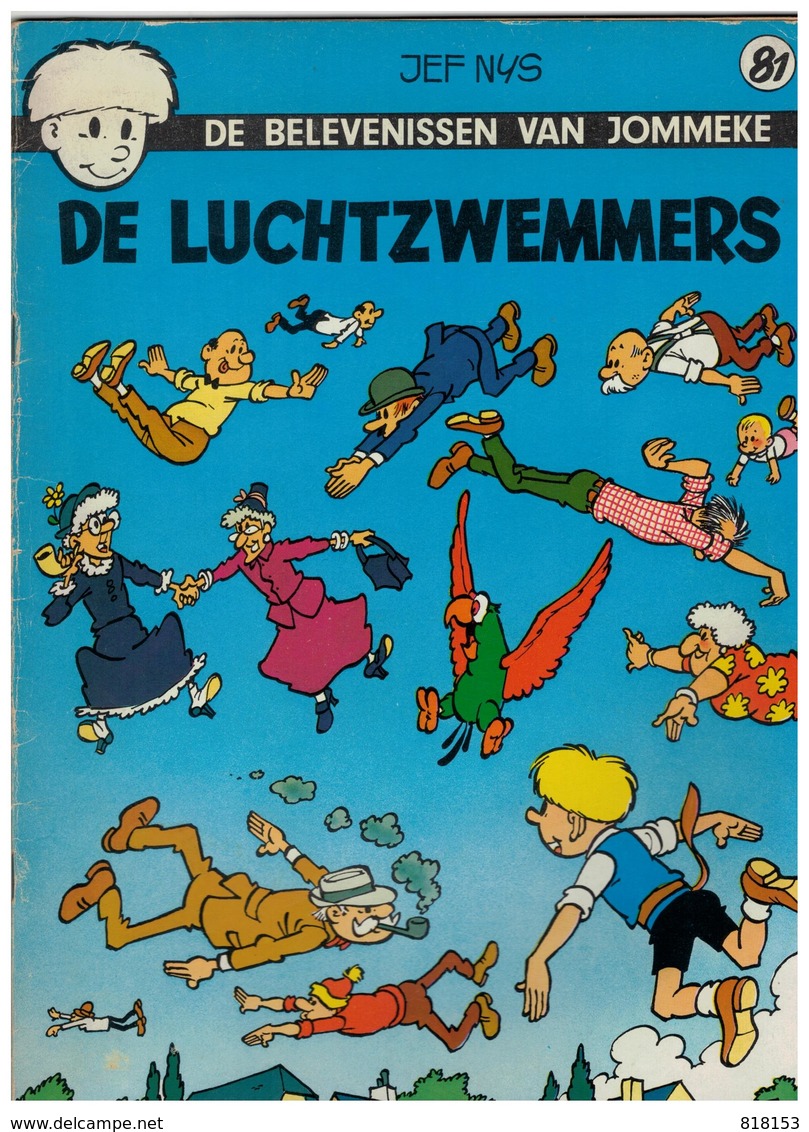 DE BELEVENISSEN VAN JOMMEKE  DE LUCHTZWEMMERS  81  JEF NYS - Jommeke