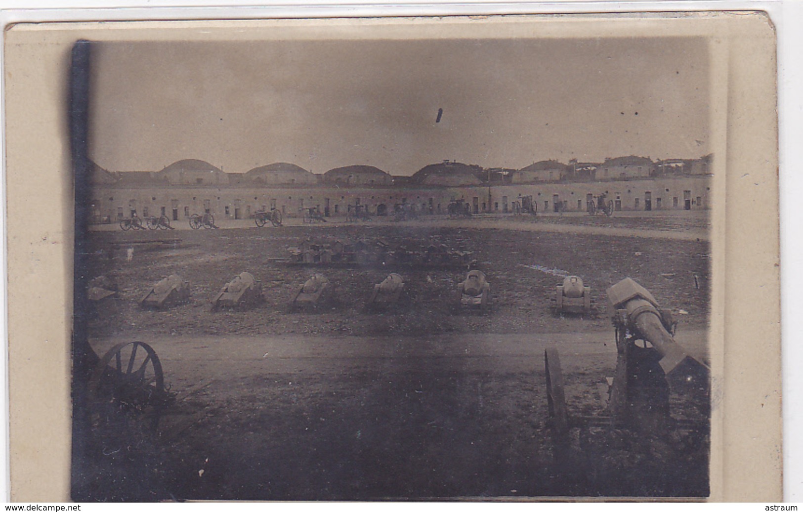 Cpa (carte Photo ) -08 -montfaucon-bataillon En Attente De Partir Au Front Juillet 1915 - Autres & Non Classés