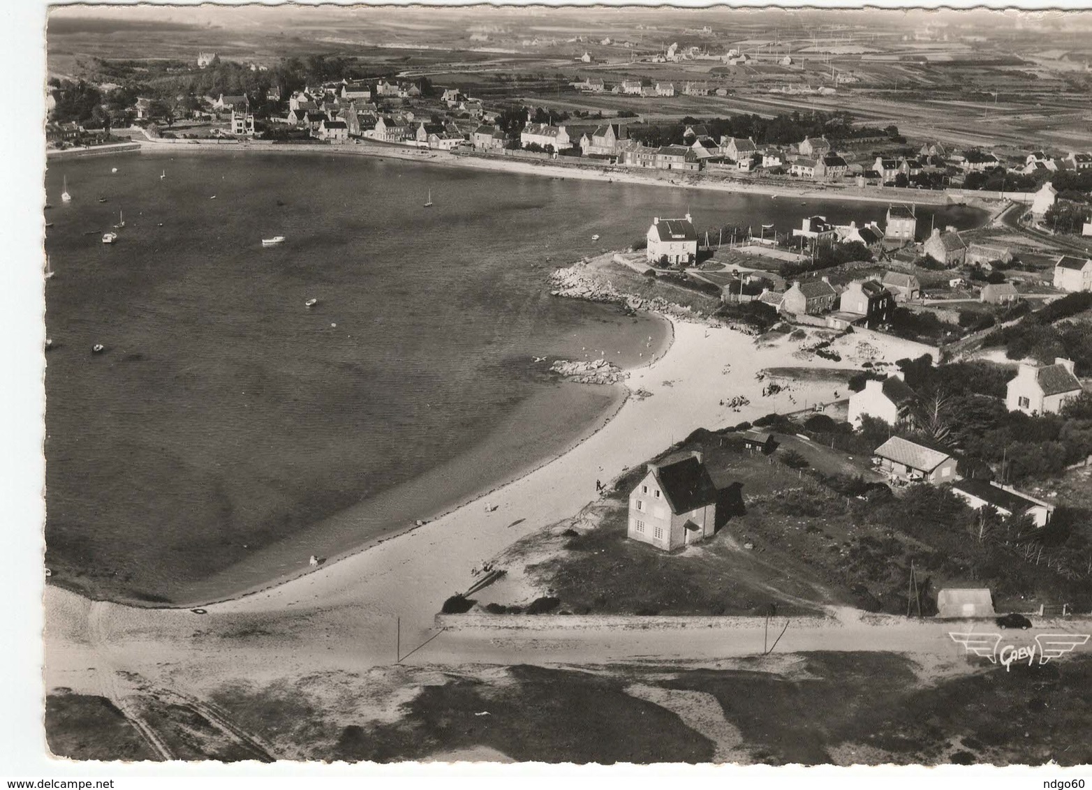 Argenton-Porspoder - La Plage Du Rochard Et Vue Générale - Autres & Non Classés